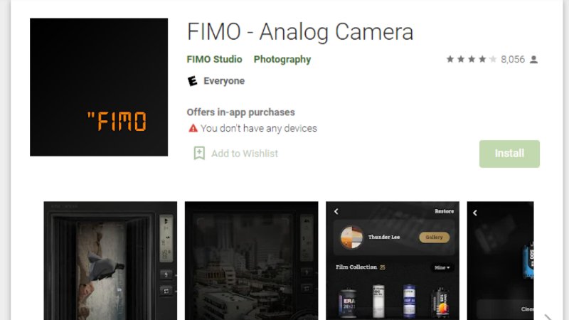 fimo analog camera